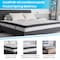 Flash Furniture King Size Black Fabric Platform Bed with Mattress SL-BM10-24-GG - alternate 7